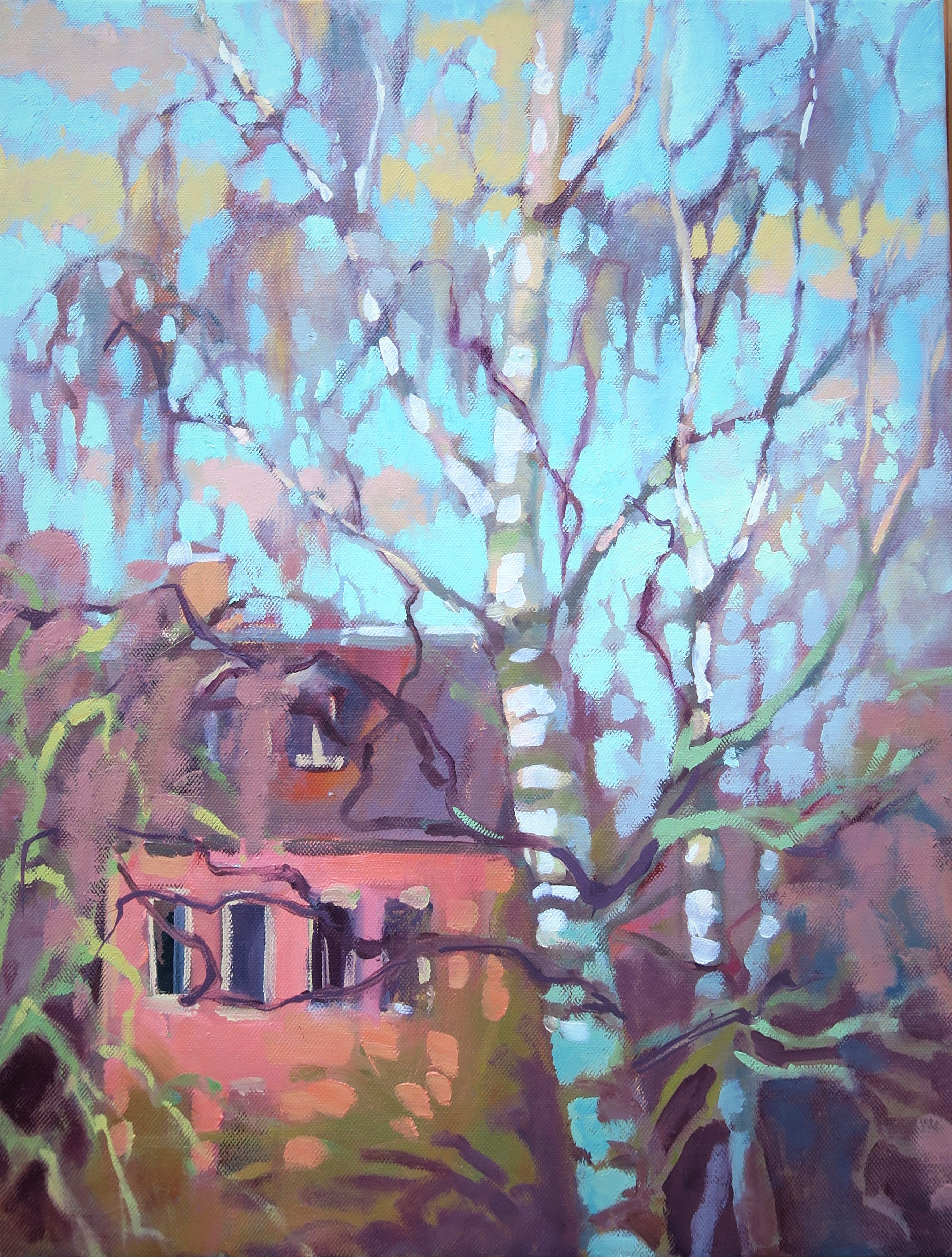 Painting of the Birch tree